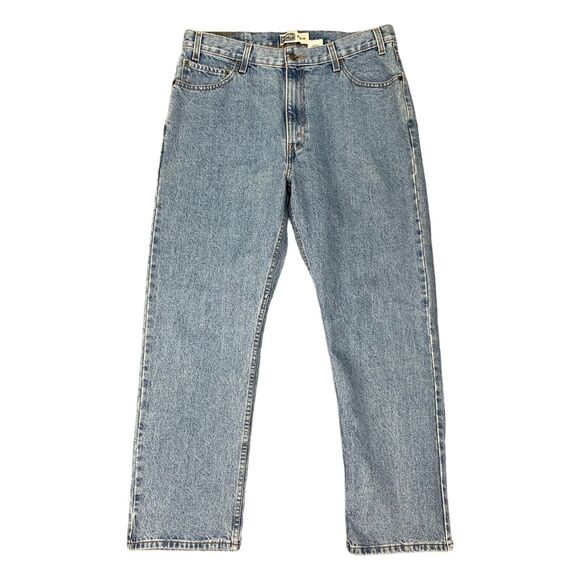 Levis Work Jeans Mens 36 Blue Regular Classic Fit Durable Heavyweight Denim 2008 - Picture 1 of 14